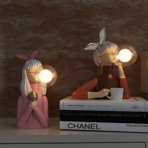 Handmade Table Lamp - Luxora - Modern Designer Light - Cozy Room Decor