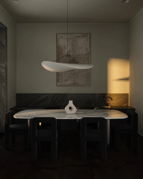 Pendant Ceiling Light - Japalune - Japandi Floating Design - Modern Ambient Glow