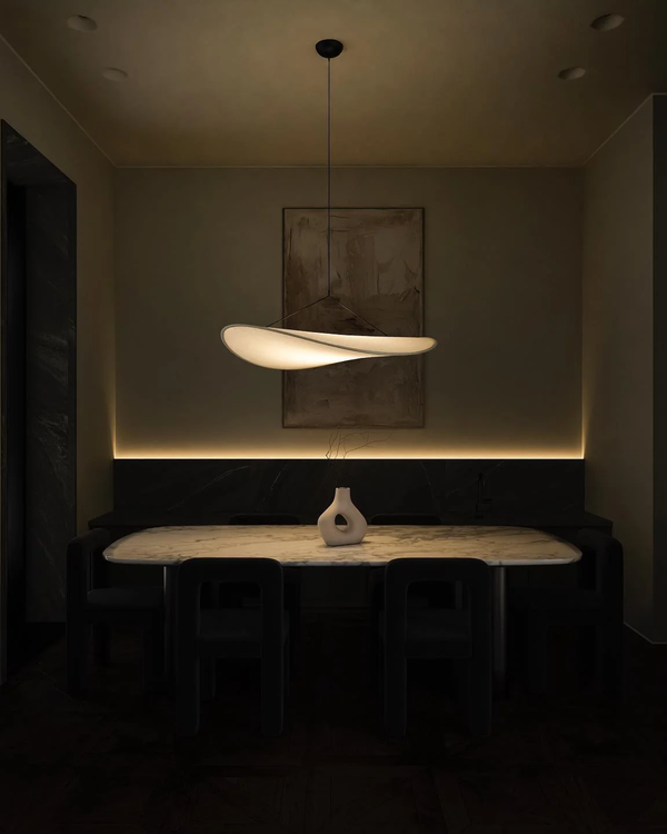 Pendant Ceiling Light - Japalune - Japandi Floating Design - Modern Ambient Glow