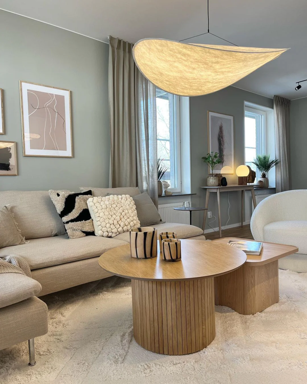 Pendant Ceiling Light - Japalune - Japandi Floating Design - Modern Ambient Glow