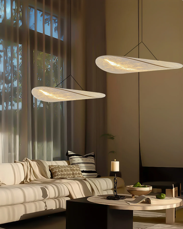 Pendant Ceiling Light - Japalune - Japandi Floating Design - Modern Ambient Glow