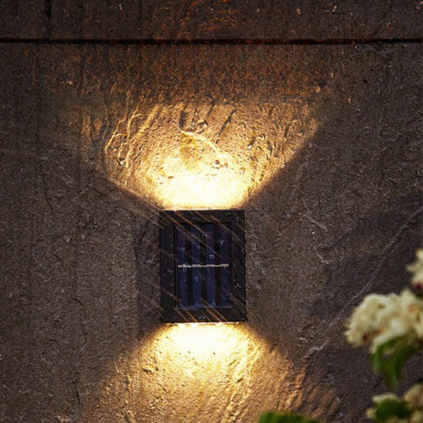 Solar Wall Lights - Luminex - Wireless LED Lighting - Outdoor Garden Decor