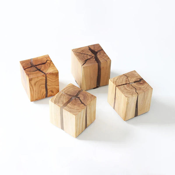 Wall Light - SolidWood - Cube Craft Lamp - Rustic Home Decor