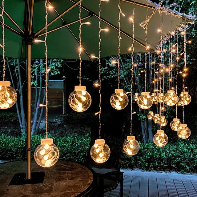 Outdoor String Lights - Glowix - Waterproof LED Garland - Garden Decor