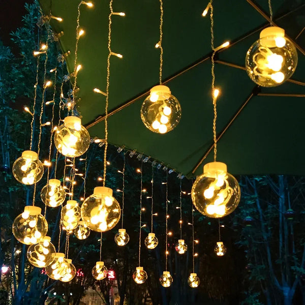 Outdoor String Lights - Glowix - Waterproof LED Garland - Garden Decor