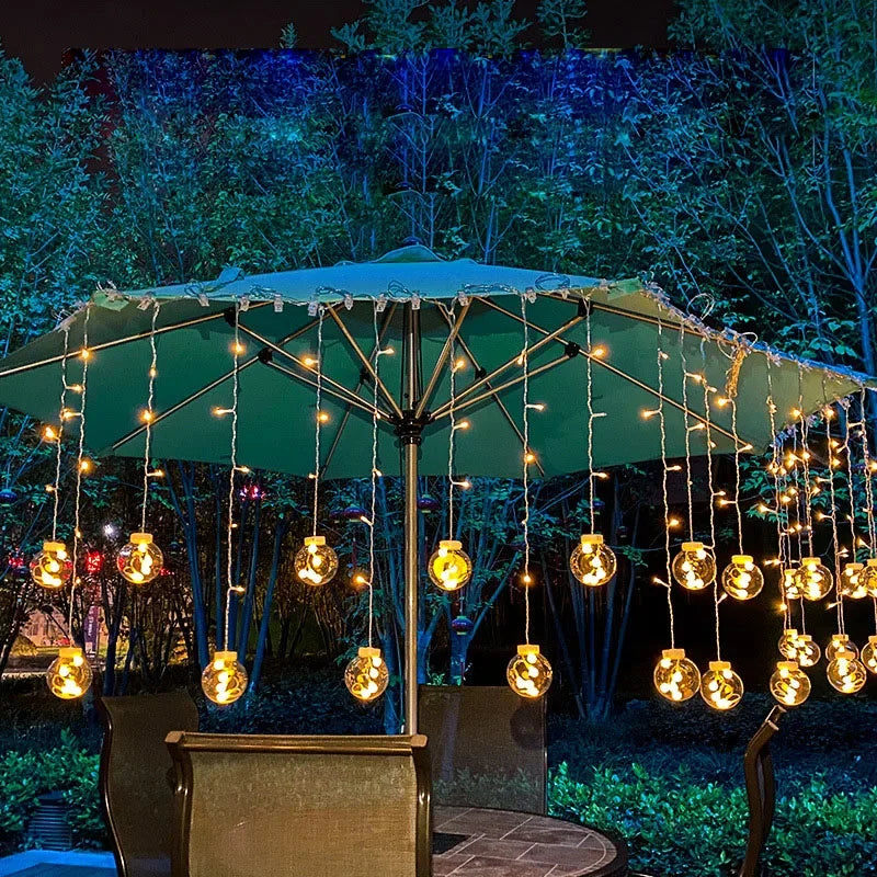 Outdoor String Lights - Glowix - Waterproof LED Garland - Garden Decor