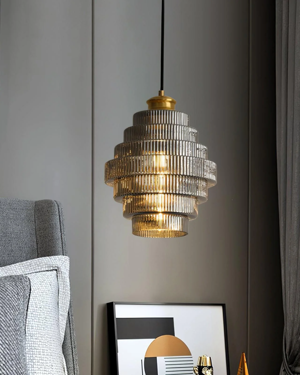 Pendant Ceiling Light - Echelara - Tiered Modern Design - Artistic Statement Lighting
