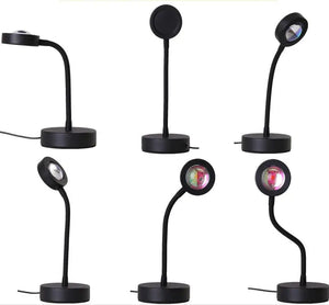 LED Mood Lamp - AuraGlow - Sunset Projection Light - Colourful Room Decor