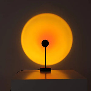 LED Mood Lamp - AuraGlow - Sunset Projection Light - Colourful Room Decor