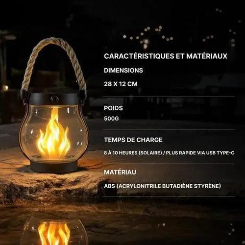 LuminaVintage | Durable Charming Metal Camping Lantern Light 0
