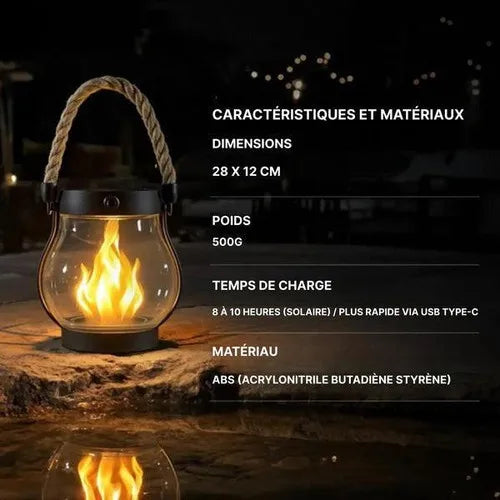 LuminaVintage | Durable Charming Metal Camping Lantern Light 1