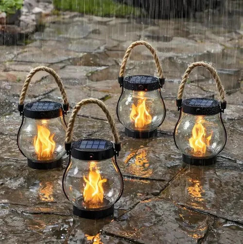 LuminaVintage | Durable Charming Metal Camping Lantern Light 2