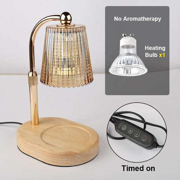 Luminara | Elegant Dimmable Candle Warmer Lamp with Timer 15