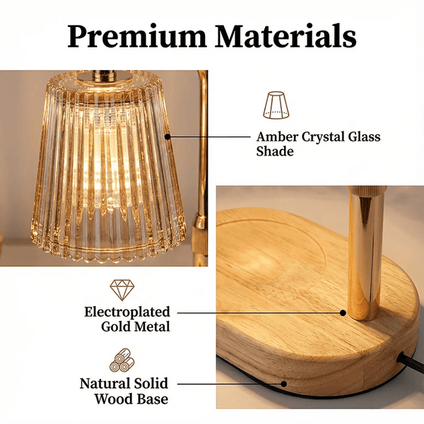 Luminara | Elegant Dimmable Candle Warmer Lamp with Timer 2
