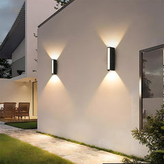 Luminara | Sleek Modern Outdoor Wall Light Fixture for Garden Illumination 0