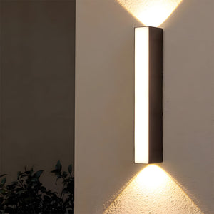 Luminara | Sleek Modern Outdoor Wall Light Fixture for Garden Illumination 1