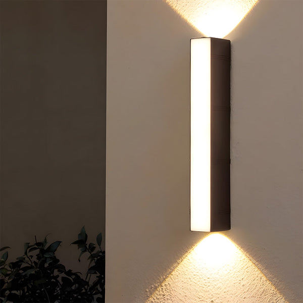Luminara | Sleek Modern Outdoor Wall Light Fixture for Garden Illumination 1