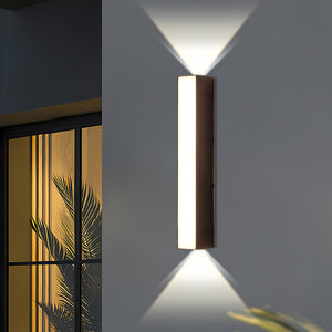 Luminara | Sleek Modern Outdoor Wall Light Fixture for Garden Illumination 6