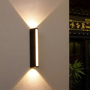 Luminara | Sleek Modern Outdoor Wall Light Fixture for Garden Illumination 7