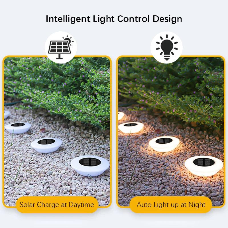 Lumosphere | Stylish Waterproof Solar LED Ground Lights for Gardens 0