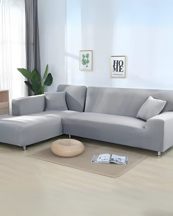 Sofa Cover Set - Moduvara - Stretch Fit Design - Corner Couch Protector