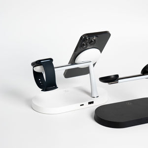 Wireless Charging Station - ChargeMax - 3-in-1 Fast Charger - Smart Device Dock