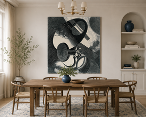 Abstract Wall Art | Mechanical Cubism