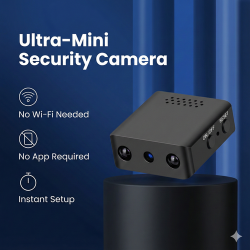 Micro HD Spy Camera | 1080P Video with Night Vision & Motion Detection ? Compact Design for Home Security 0
