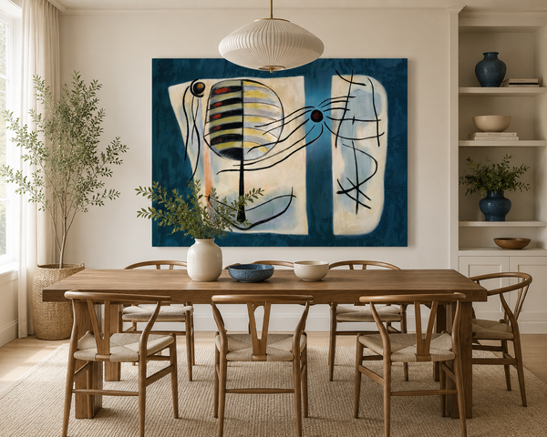 Abstract Wall Art | Midnight Orbit