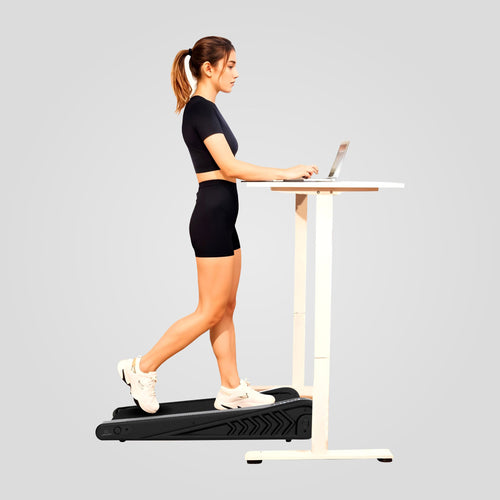 Mini Incline Walking Pad Treadmill with Fixed Incline ? Compact Design for Enhanced Calorie Burn 0