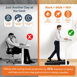 Mini Incline Walking Pad Treadmill with Fixed Incline ? Compact Design for Enhanced Calorie Burn 4