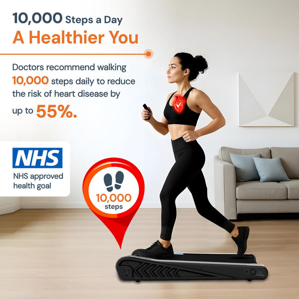 Mini Incline Walking Pad Treadmill with Fixed Incline ? Compact Design for Enhanced Calorie Burn 6