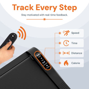 Mini Incline Walking Pad Treadmill with Fixed Incline ? Compact Design for Enhanced Calorie Burn 7