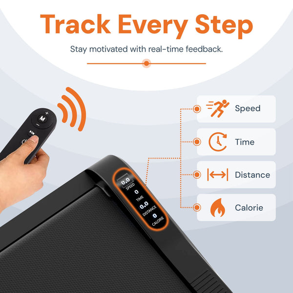 Mini Incline Walking Pad Treadmill with Fixed Incline ? Compact Design for Enhanced Calorie Burn 7