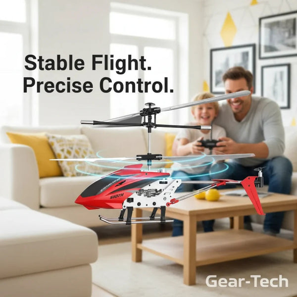 Mini RC Helicopter | Remote Control Helicopter with Gyro Stability & LED Lights ? Durable Design for Indoor Fun 9