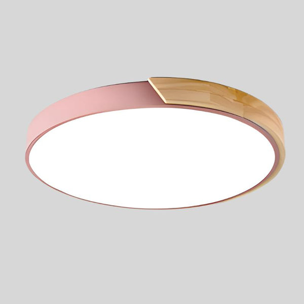 Ceiling Light - LuminaWood - Nordic Wooden Design - LED Circular Lamp