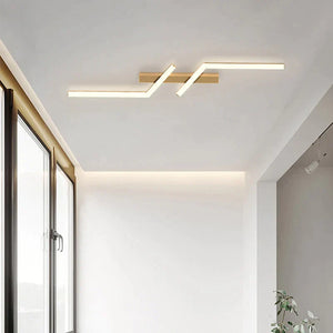LED Ceiling Light - Luxera - Modern Linear Fixture - Dimmable Room Lighting