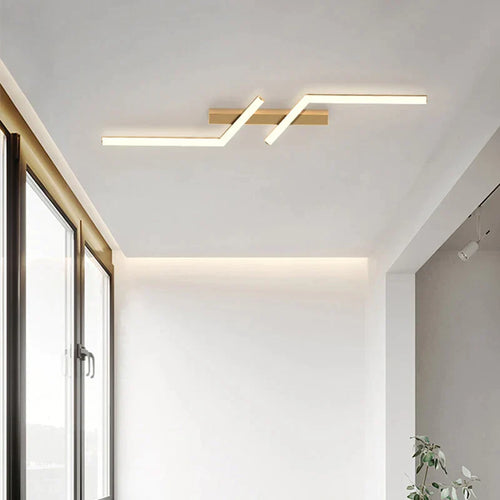 LED Ceiling Light - Luxera - Modern Linear Fixture - Dimmable Room Lighting