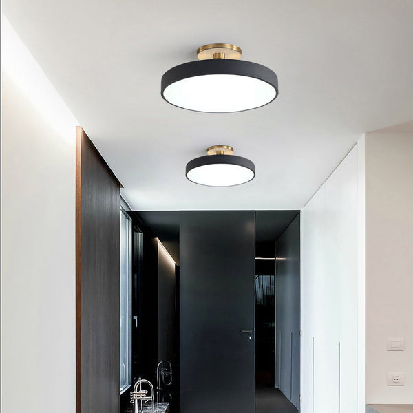 Modern Circular Flush Mount Ceiling Light | Energy-Efficient LED Fixture with Long Lifespan for Bright Spaces 1