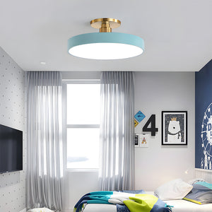 Modern Circular Flush Mount Ceiling Light | Energy-Efficient LED Fixture with Long Lifespan for Bright Spaces 11