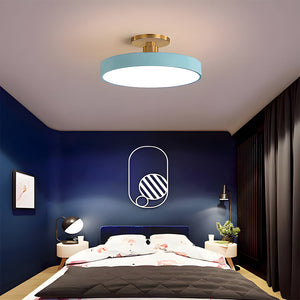 Modern Circular Flush Mount Ceiling Light | Energy-Efficient LED Fixture with Long Lifespan for Bright Spaces 12