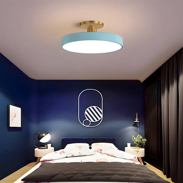 Modern Circular Flush Mount Ceiling Light | Energy-Efficient LED Fixture with Long Lifespan for Bright Spaces 12