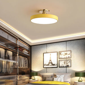 Modern Circular Flush Mount Ceiling Light | Energy-Efficient LED Fixture with Long Lifespan for Bright Spaces 18