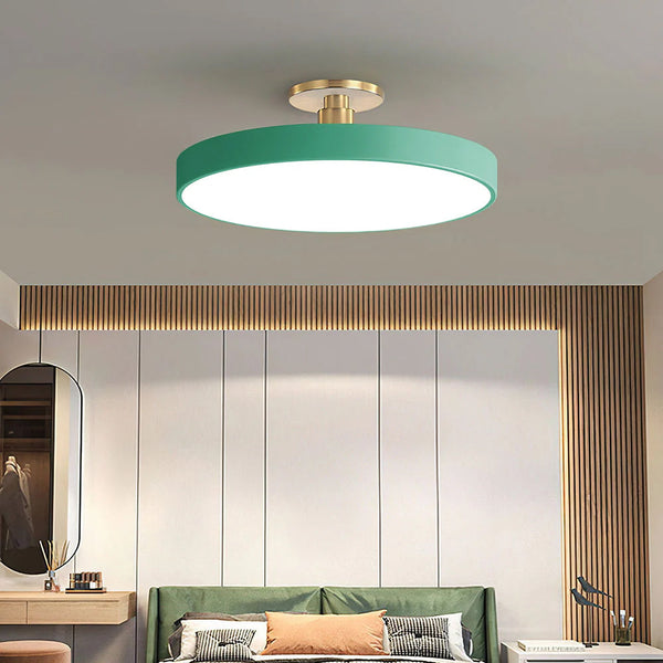 Modern Circular Flush Mount Ceiling Light | Energy-Efficient LED Fixture with Long Lifespan for Bright Spaces 6