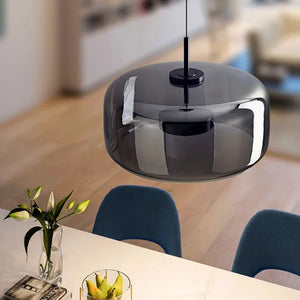 Glass Pendant Light - Orbolux - Modern Ceiling Fixture - Elegant Home Lighting