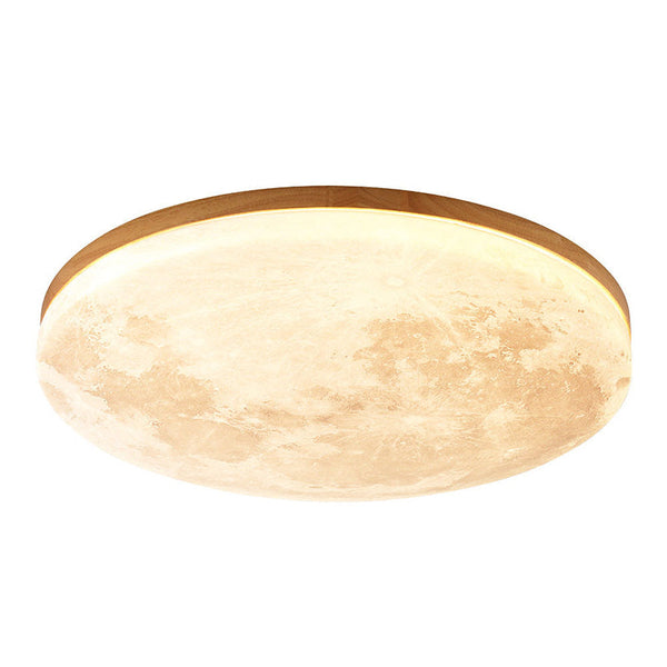 LED Ceiling Light – Lunara – Minimalist Wood Design – Warm Ambient Glow