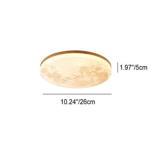 LED Ceiling Light – Lunara – Minimalist Wood Design – Warm Ambient Glow