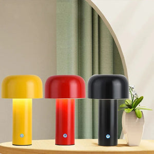Mushroom Lamp - LumoMush - Rechargeable LED Light - Playful Home Decor