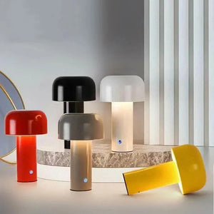 Mushroom Lamp - LumoMush - Rechargeable LED Light - Playful Home Decor