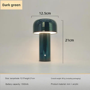 Mushroom Lamp - LumoMush - Rechargeable LED Light - Playful Home Decor